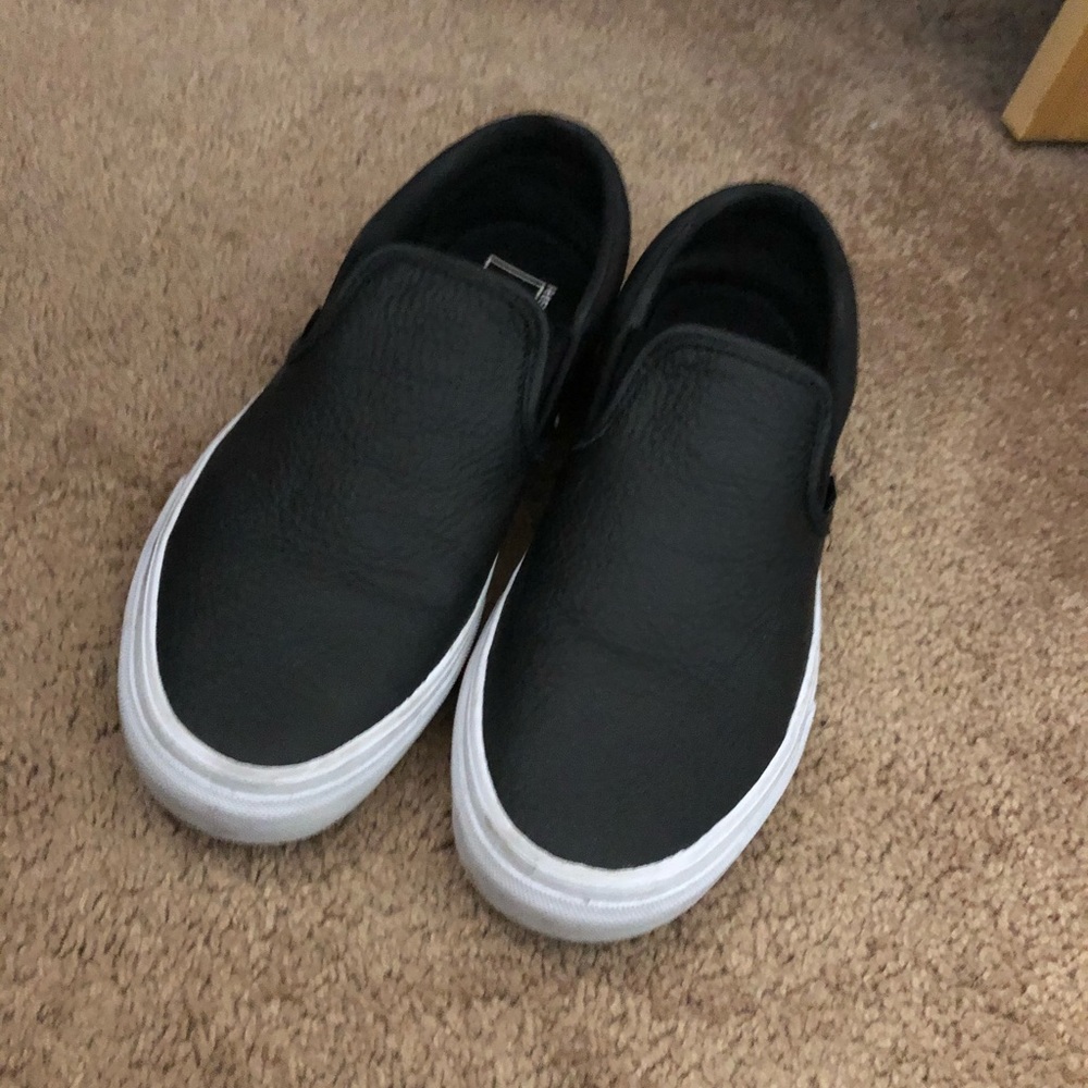 Leather vans